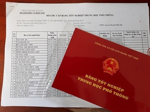 Dịch vụ làm bằng thpt cấp 3 giá rẻ toàn quốc